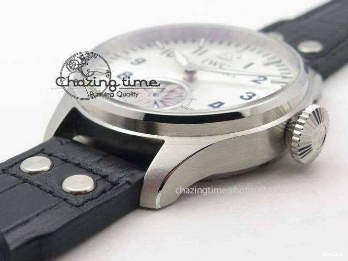 MIROTIME 0115 Big Pilot “Markus Buhler” IW5003 Turbine V6F Best Edition Silver Dial On Leather Strap A Reliable 7315
